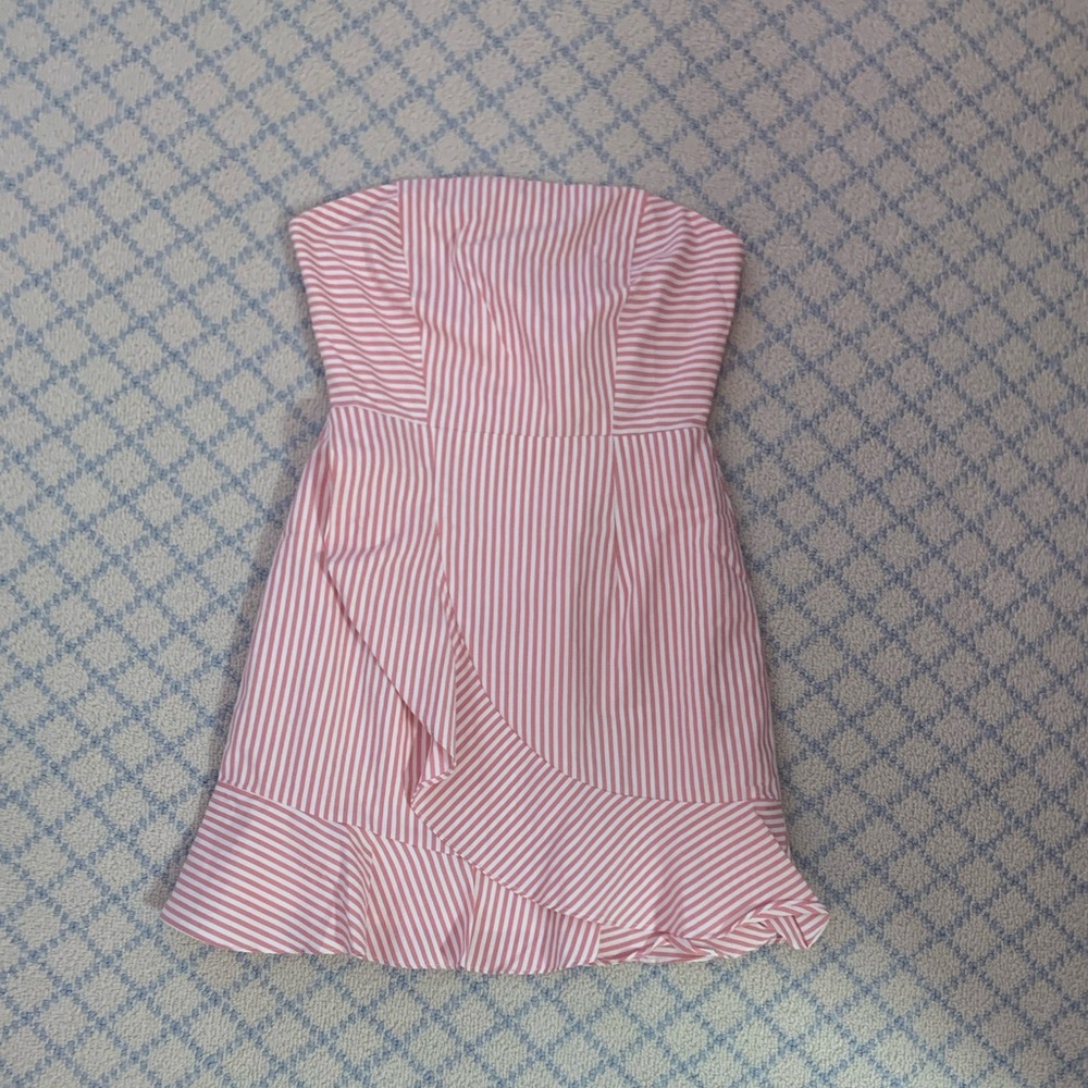 Summer strapless mini dress
